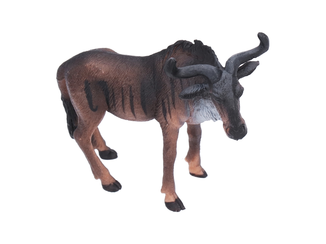 Figura De Animal Salvaje Realista Ñu Juguete De Plástico Selva Africana Juego Regalo Educativo