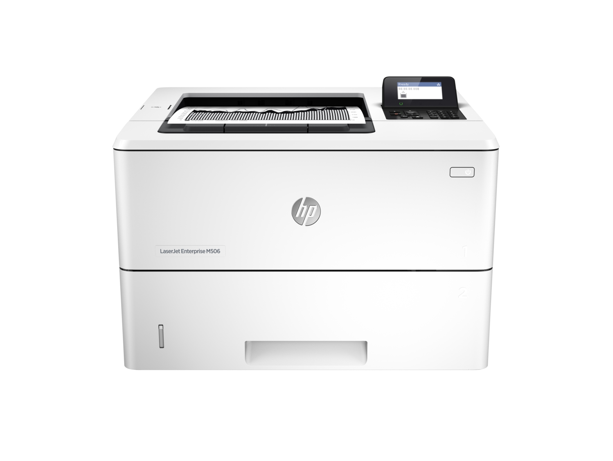 Impresora Monocromo Hp laserjet enterprise m506dn hewlett packard lj color blanco original f2a69a