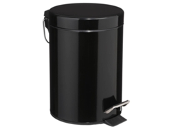 5five - papelera metálica redonda colorama 3l negra