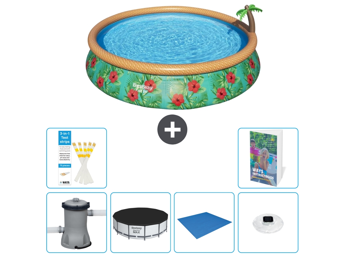 Bestway Piscina Bestway Fast Set Redonda - 457x84 Cm - 7-peças S248