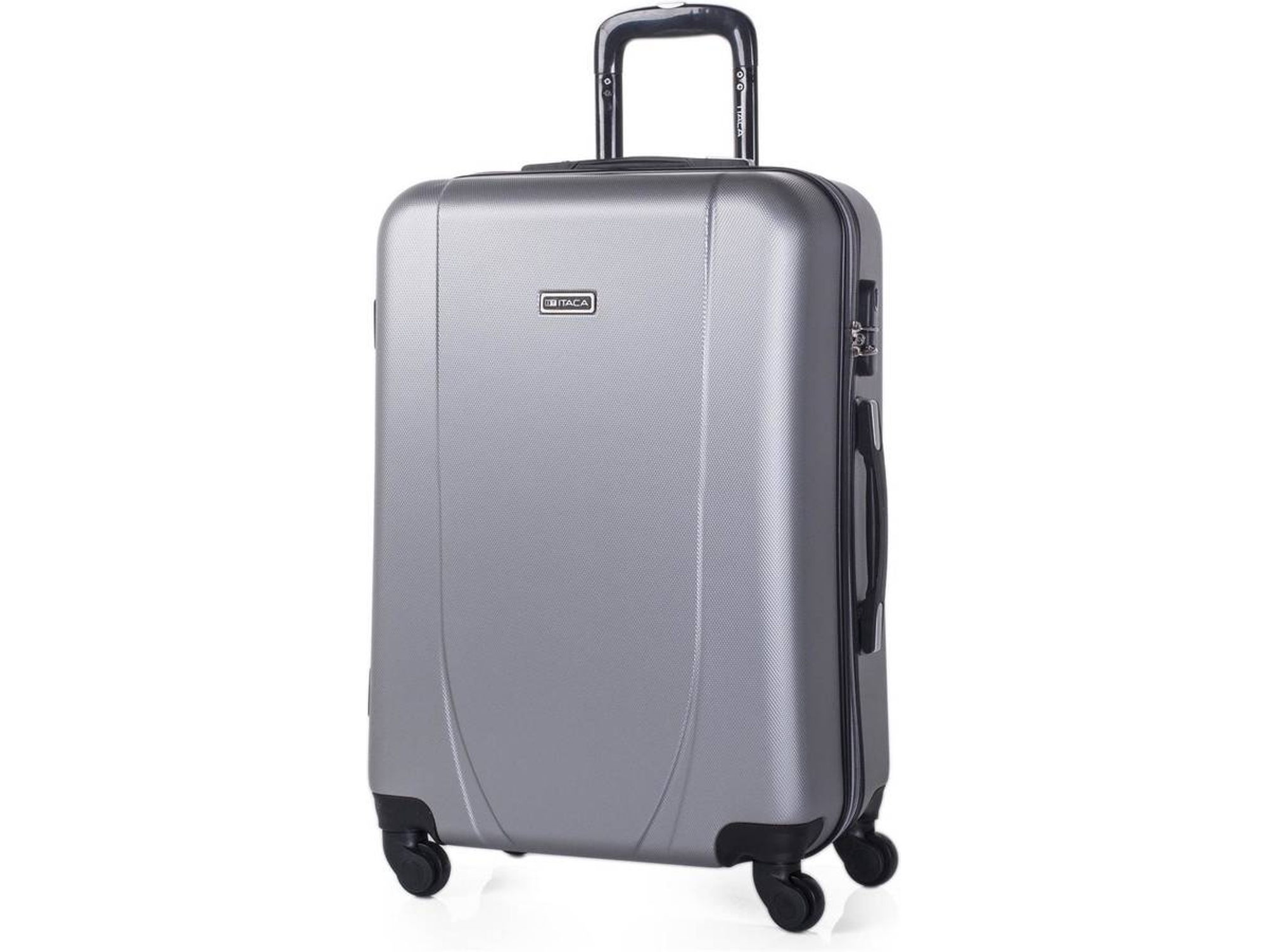 Maleta de Viaje ITACA Abs Texturizado Gris (65 x 45 x 25 cm - 70 L)