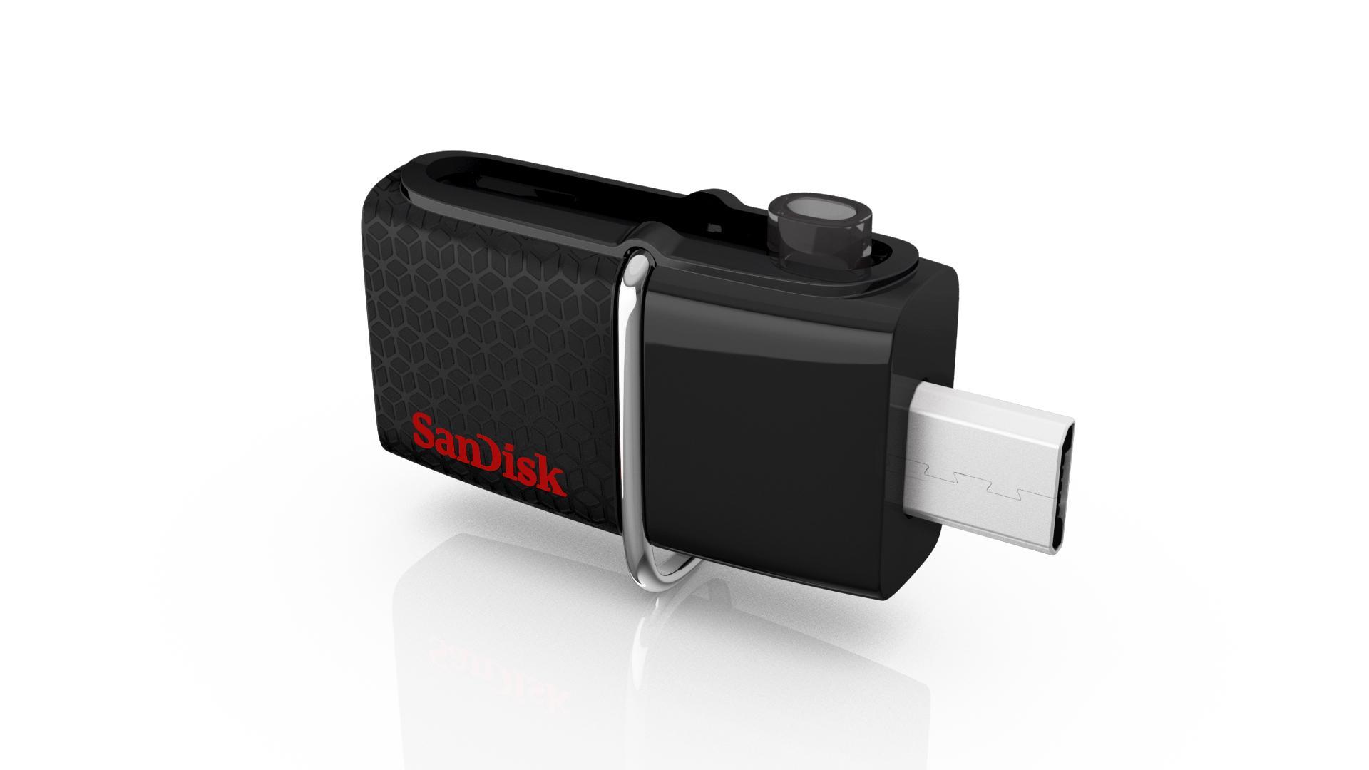 Pendrive 32gb Con microusb sandisk ultra dual sddd2 usb 3.0 memoria flash drive up to 150mbs read negro otg de 32 para dispositivos sddd032g 3.1