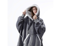 2026-chaqueta Manta Oversize Suave Y Cálida Con Capucha Y Bolsillo Grande Para Adultos Y Niños