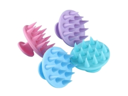 Cepillo De Masaje De Silicona Para Cabello Y Cuero Cabelludo Para La Ducha, 8x6,5x2cm