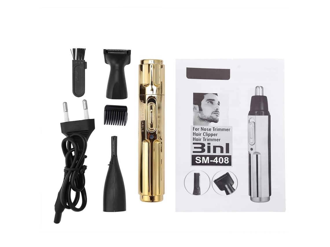 2026-kit De Cortador De Cabelo Elétrico Portátil 3 Em 1 Para Homem: Barbear, Cortador De Cabelo Nasal, Ouvido E Sobrancelha