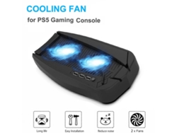Suporte De Resfriamento Com Ventilador E Hub Para Console Ps5 Versão Digital E Cd-rom Bracket