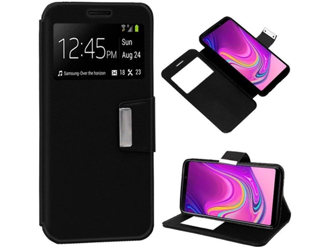 Funda Samsung Galaxy A9 2018 COOL Flip Negro