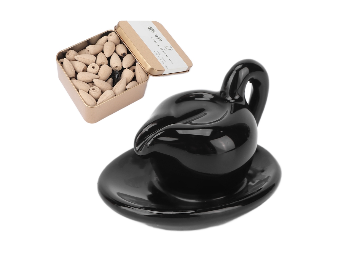 Conos De Incienso Backflow Aromático Duradero Con Portaincienso Para Aromaterapia