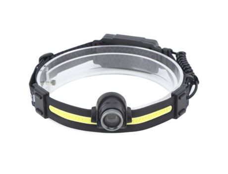 BISBISOUS Linterna frontal LED Sensor ultra brillante Impermeable Recargable Luz exterior Pesca Correr Negro