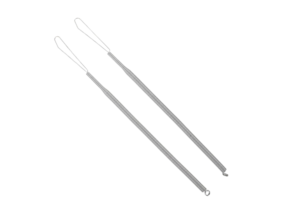 Muelle Para Cierrapuertas Automático Con Gancho, 1,5 X 12 X 450 Mm, Para Puertas Pesadas (paquete)