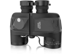 Binoculares 10x50 IP68 Bak4 FMC Brújula Telémetro Visión Nocturna Militar Marino Correa Bolsa Unisex Negro Bestvite
