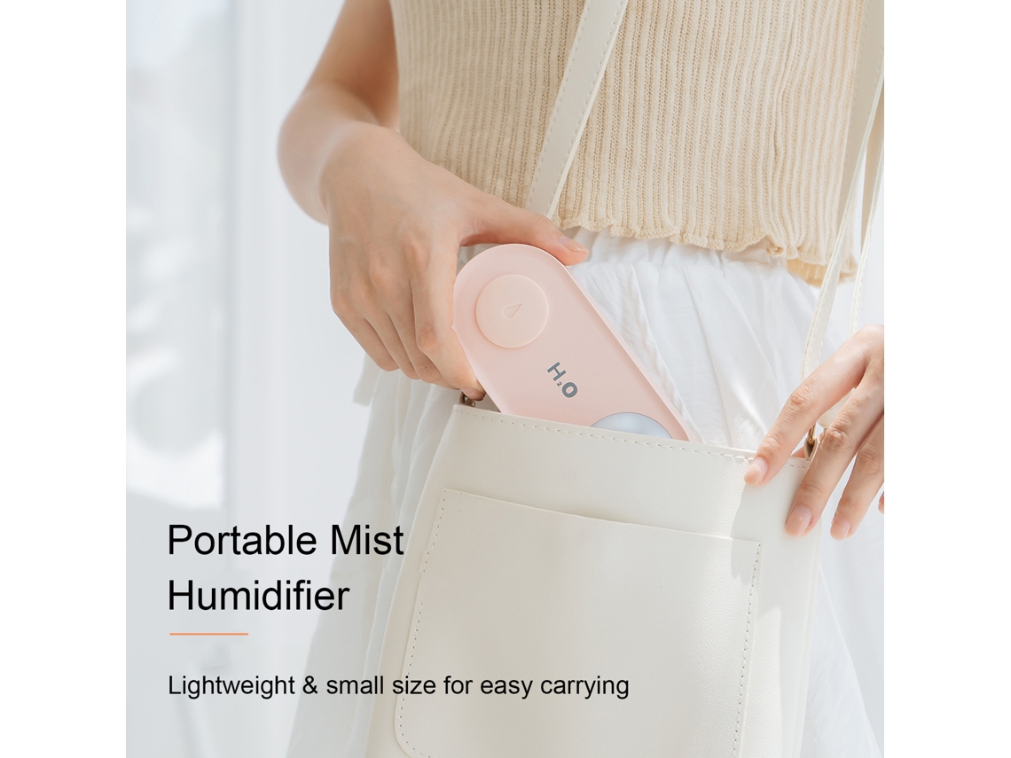 Humidificador Portátil Para Botellas De Agua Con Luz Nocturna, Recargable Por Usb, Vapor Frío, 2 Modos.