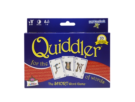 Juego De Cartas PLAYMONSTER Quiddler (8 anos)