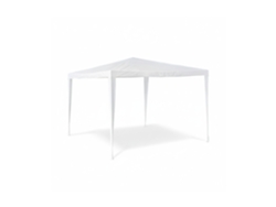 Relaxdays Carpa Pabellón Para Fiestas Y Festivales, Tubos De Acero Y De 110 G Pe, 2,5 X 3 X 3 M, Blanco