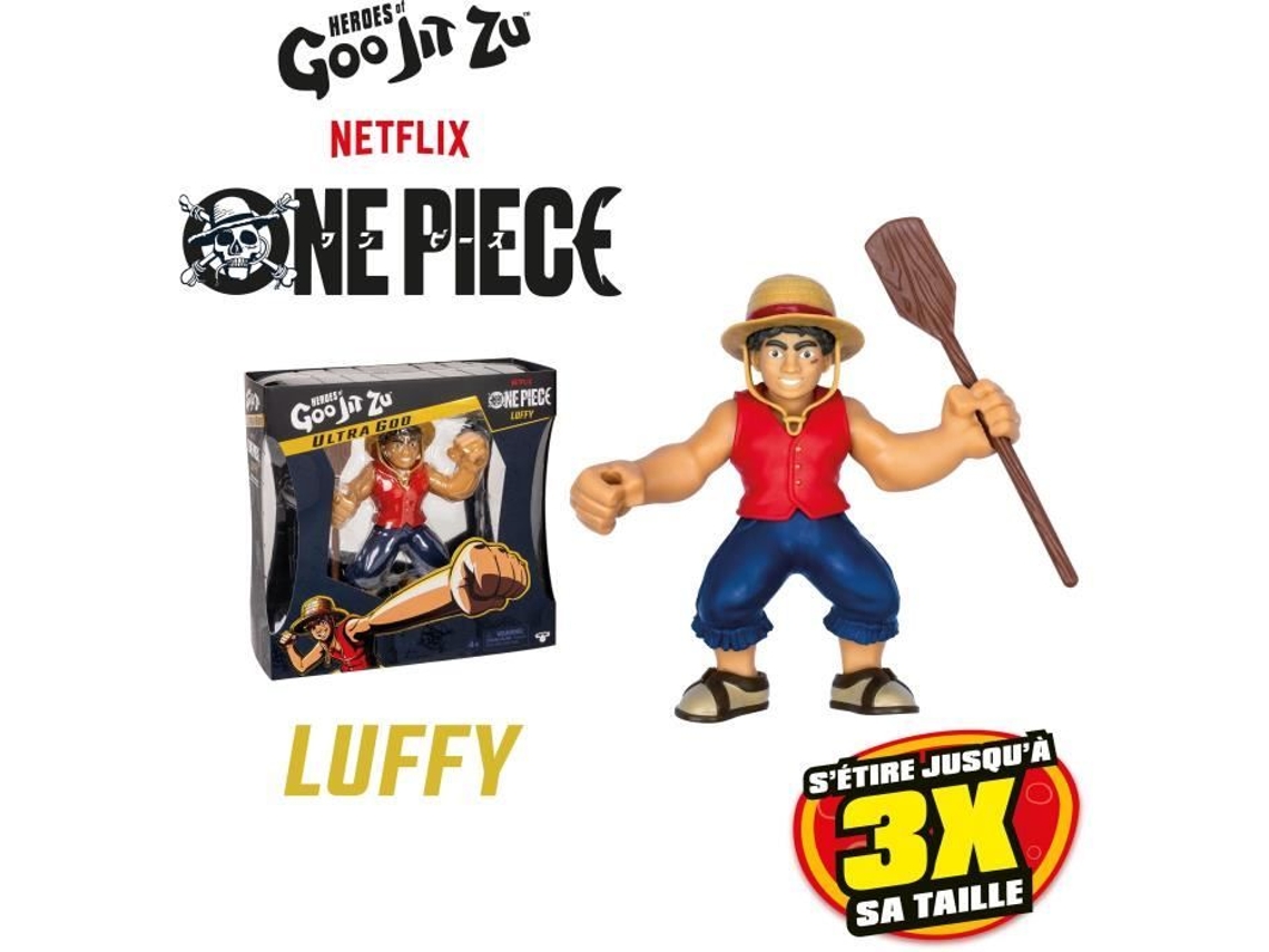 Ultragoo Luffy 17cm - HEROES OF GOO JIT ZU - ONE PIECE - Figura extensible con accesorios