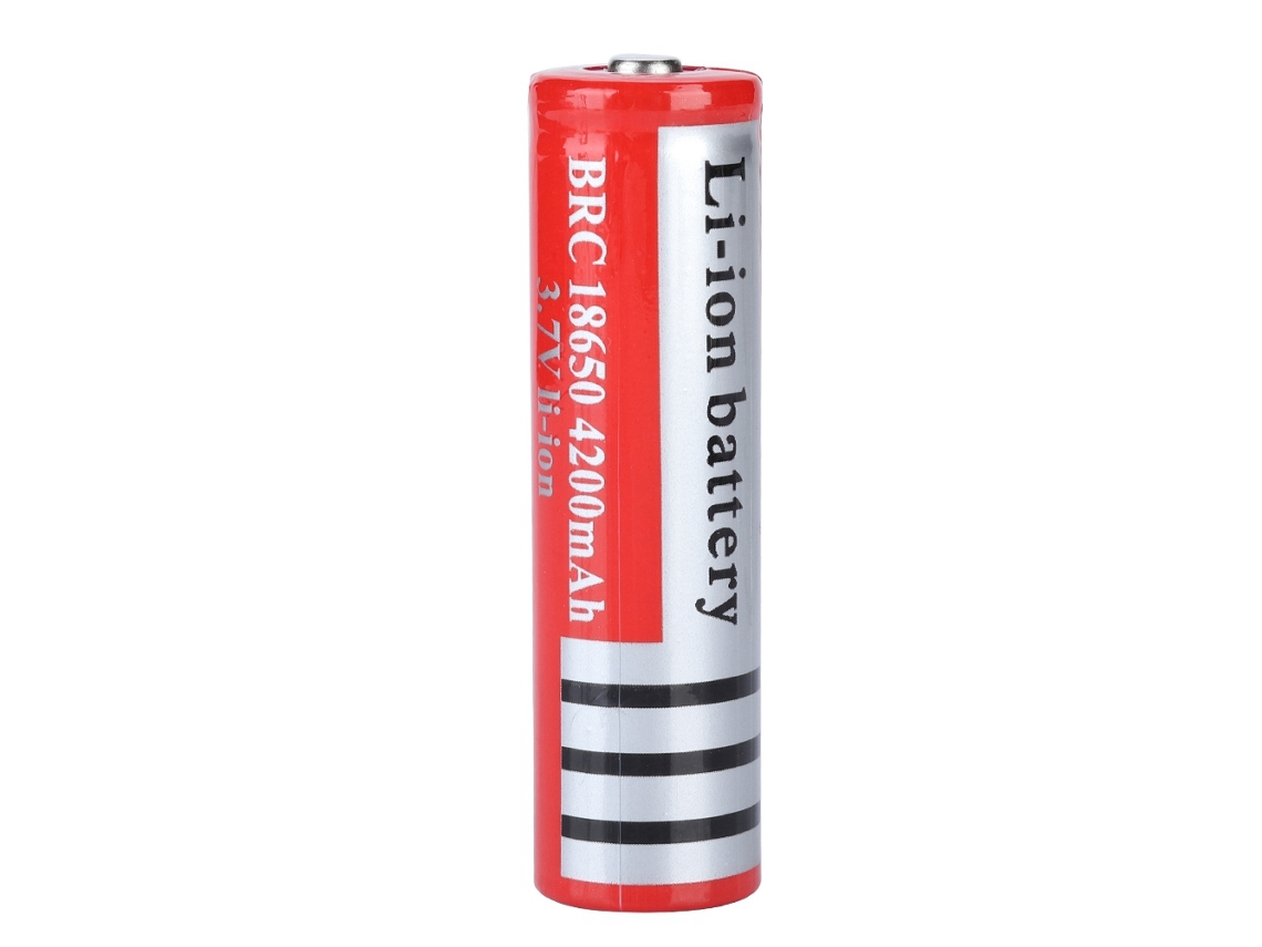 Batería Recargable 18650 3.7v 4200mah Para Ventilador Pequeño/linterna Rojo