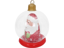 Bola Navideña Inflable Con Luz Led De 60 Cm, De Pvc Con Base Estable, Decoración Duradera Para Exteriores.