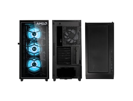 Caja de PC sin fuente de alimentación KOLINK Observatory Y AMD SE ARGB Noir - MT/ss alim/E-ATX