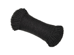 Cuerda De Trabajo Polipropileno Negro 3 Mm 250 M