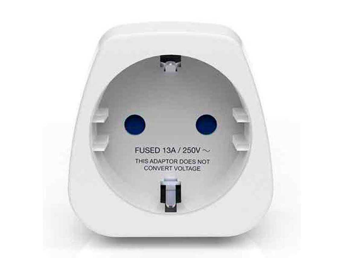 Adaptador Europa Con Conexión A Tierra Para Usa (Schuko) TRAVEL BLUE