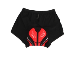 Culotte Unisex De Ciclismo Con Soporte 3d, Silicona Transpirable, Secado Rápido, Negro, Talla Xl.