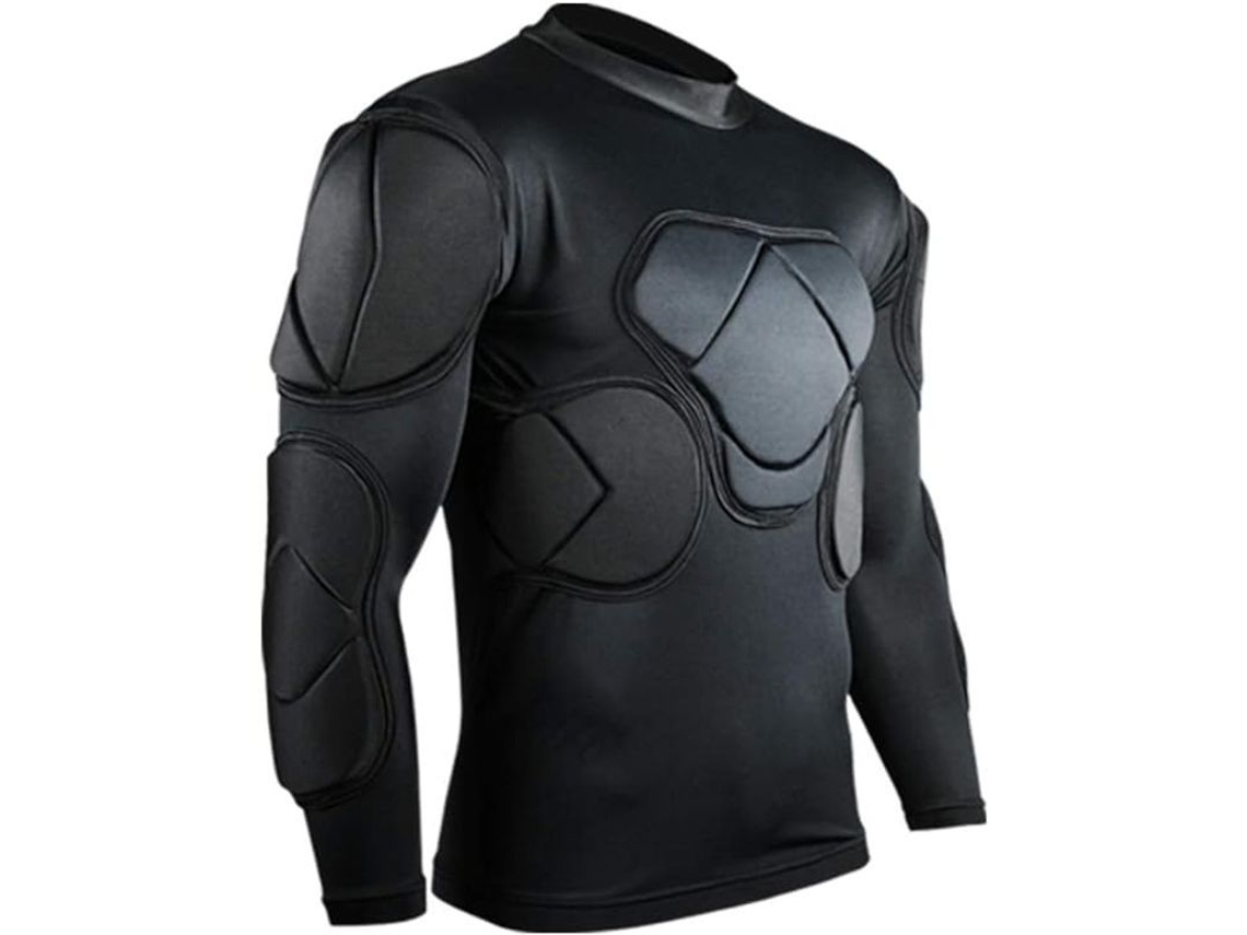 Camiseta De Portero De Fútbol De Manga Larga Para Hombre Con Protección Contra Impactos, Talla S
