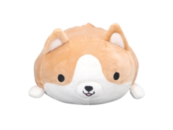 Vlola-almohada De Perro Cartoon Con Expresión Linda Relleno De Algodón Pp Toque Suave Muñeco De Peluche Animado
