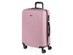 Maleta Abs Mediana Itaca Tiber Rosa (42x65x24 Cm - 68l)