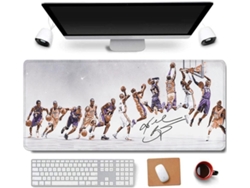 Alfombrilla de ratón Kobe Bryant Career Gaming - Alfombrilla antideslizante para PC y escritorio - 800x300x3 mm