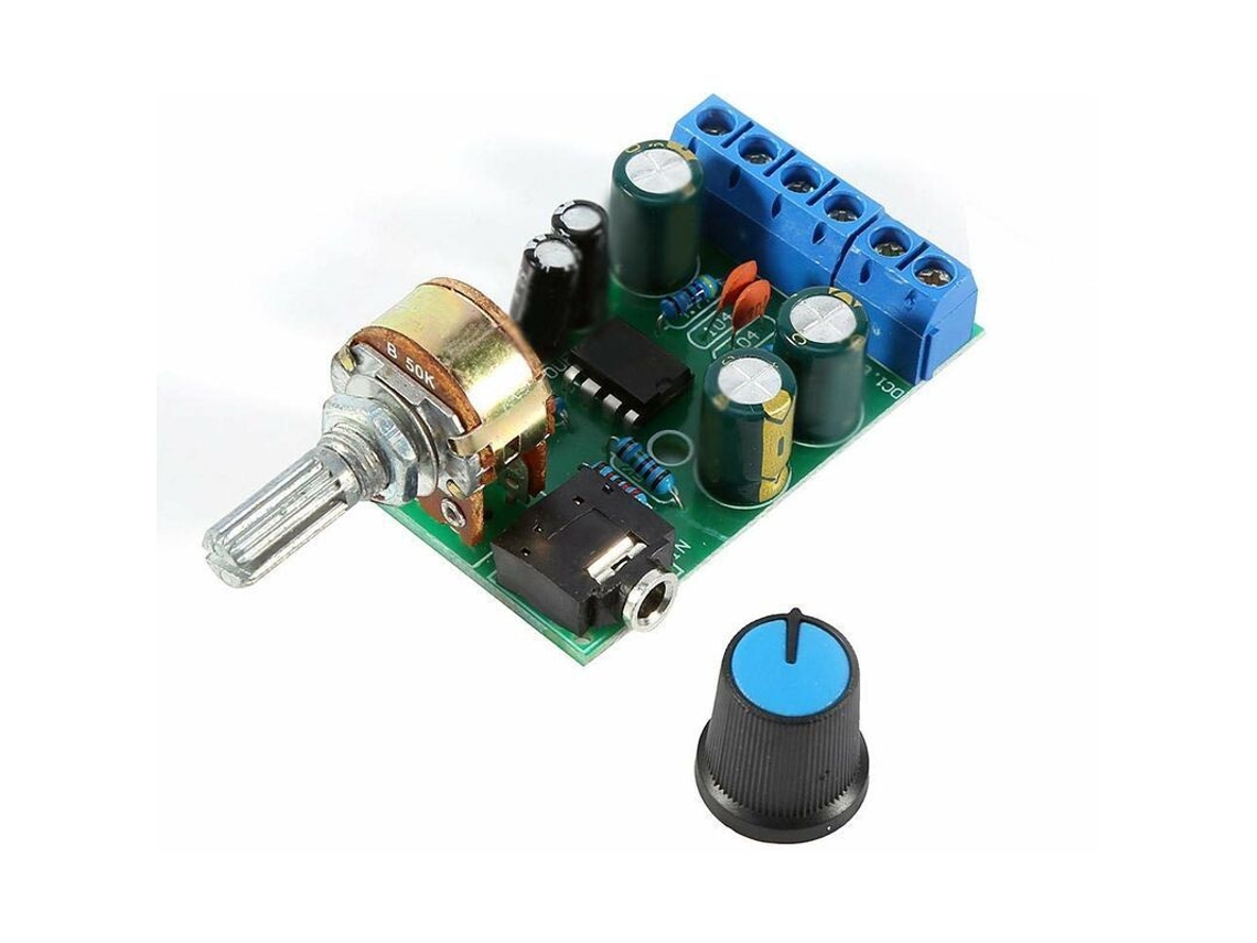 Módulo Amplificador De Audio Estéreo Tda2822m, Cc 1,8-12 V, 2 Canales, 0,1-5 W, Aux 3,5 Mm