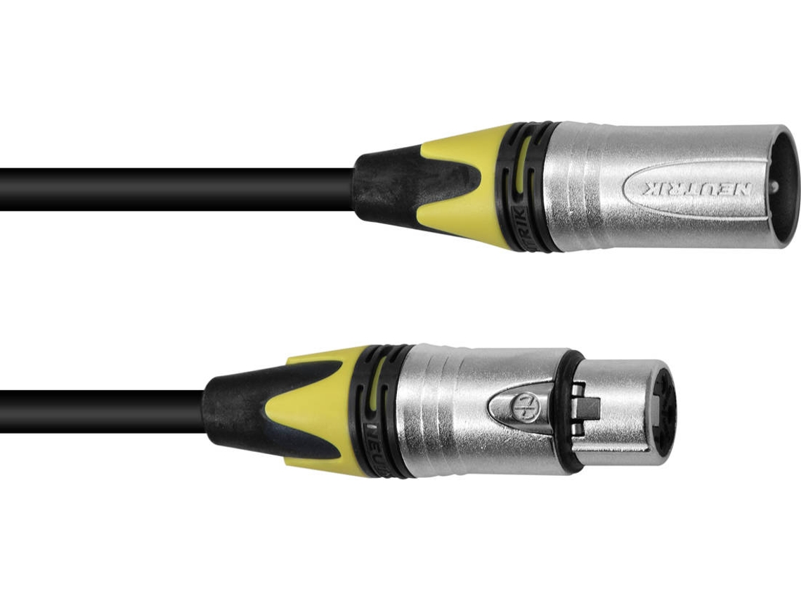 Cable PSSO XLR COL 3pin 20m bk Neutrik