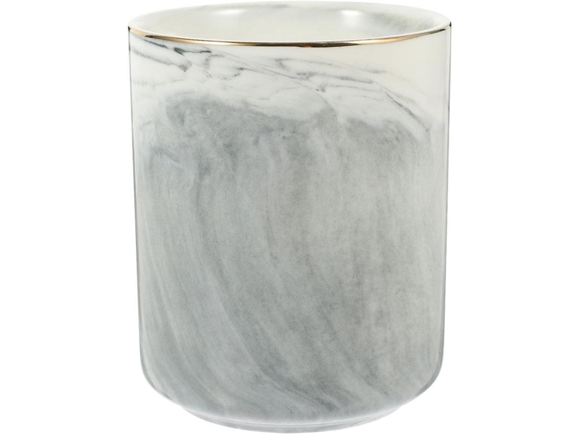 Besportble Portalápices De Cerámica Con Efecto Mármol Healeved Y Puntas 10.00 X 8.00 X 8.00 Cm Pulgadas -di...