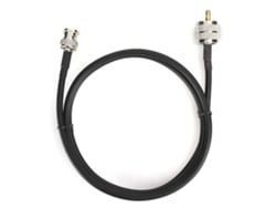 Cabo De Teste Coaxial Uhf Macho Pl259 Para Bnc Macho 1m Acessório De Rádio De Duas Vias Rg58 50ω