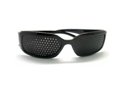 Gafas Estenopeicas De Entrenamiento Para Reducir La Miopía: Ligeras, Duraderas Y Cómodas, Con Estuche Y Paño De Limpieza.