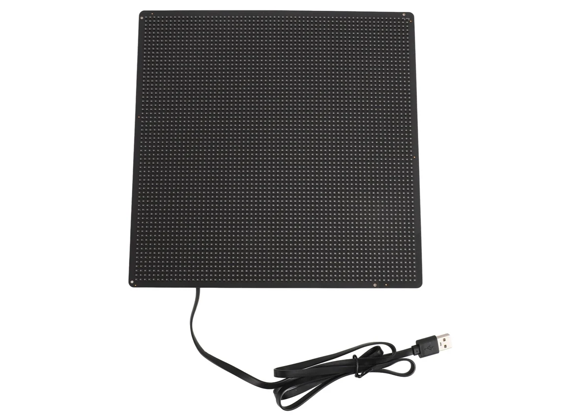 Panel Led Programable De 25x25 Cm (64x64 Mm). Control Mediante Aplicación. Animación De Texto. Pantalla Digital Flexible Para Tiendas, Bares Y Hoteles.