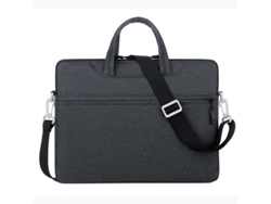 Bolsa para tableta y portátil, forrada, con correa de hombro negra, modelo Yunzii de 14 pulgadas