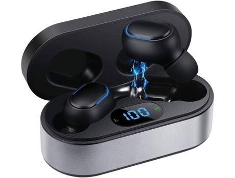 Auriculares Bluetooth True Wireless CHRONUS E7S 809-XW (In Ear - Micrófono - Noise Cancelling - Blanco)