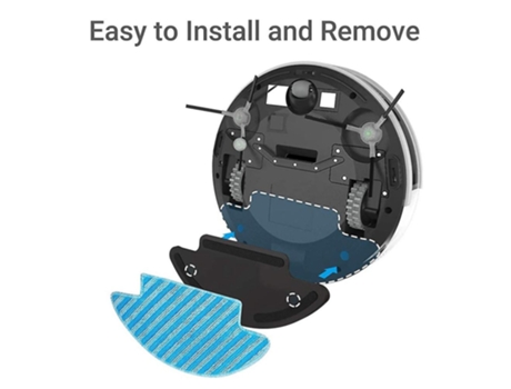 Para lefant m210/m210b/m213/okp k3 robot 1 mop support + 2 mops