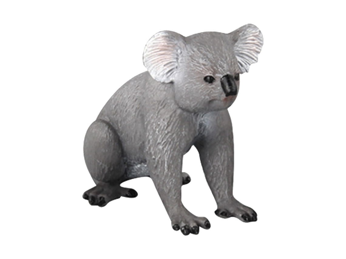 Figura De Juguete De Un Koala Sentado, De Plástico, Con Aspecto Realista, Ideal Para Niños.