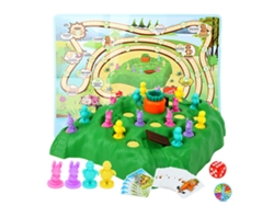 Ats-juego De Mesa Competitivo Tortuga Conejo Trampa Interactivo Educativo Multijugador Juego De Trampa De Liebre