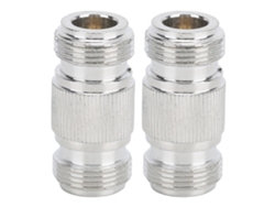 Conectores Hembra N De Doble Paso Para Cables Coaxiales Macho Y Antenas De Radio.
