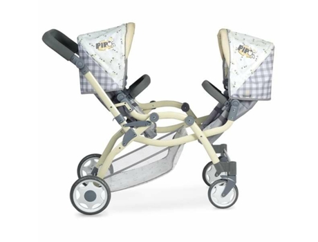 Carrito para Muñecas DECUEVAS Pipo Doble 45x100x81 cm