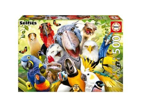 Puzzle Educa 500 PECAS Mira Passarinho 19622 (edad recomendada: 11 años)