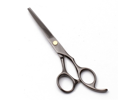 Tijeras para adelgazar el cabello tijeras para cortar los dientes peluquero profesional texturización de peluquería 5,5 pulgadas (negro)
