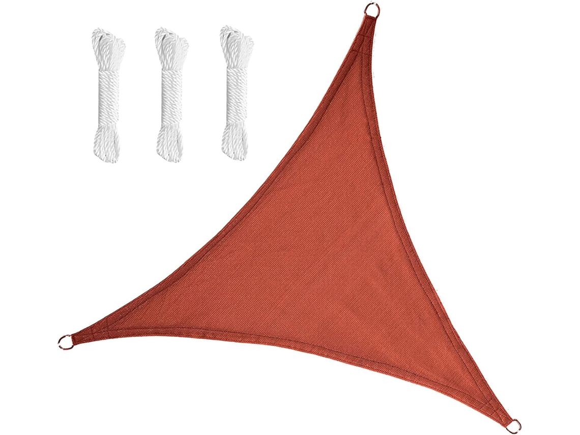 Vela De Sombra Impermeable Resistente Triangular, Tela