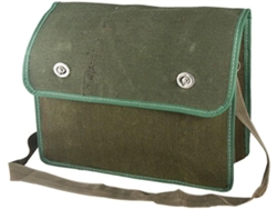 Correa De Hombro Ajustable. Ferretería. 2 Bolsillos. Verde Militar. Electricista.