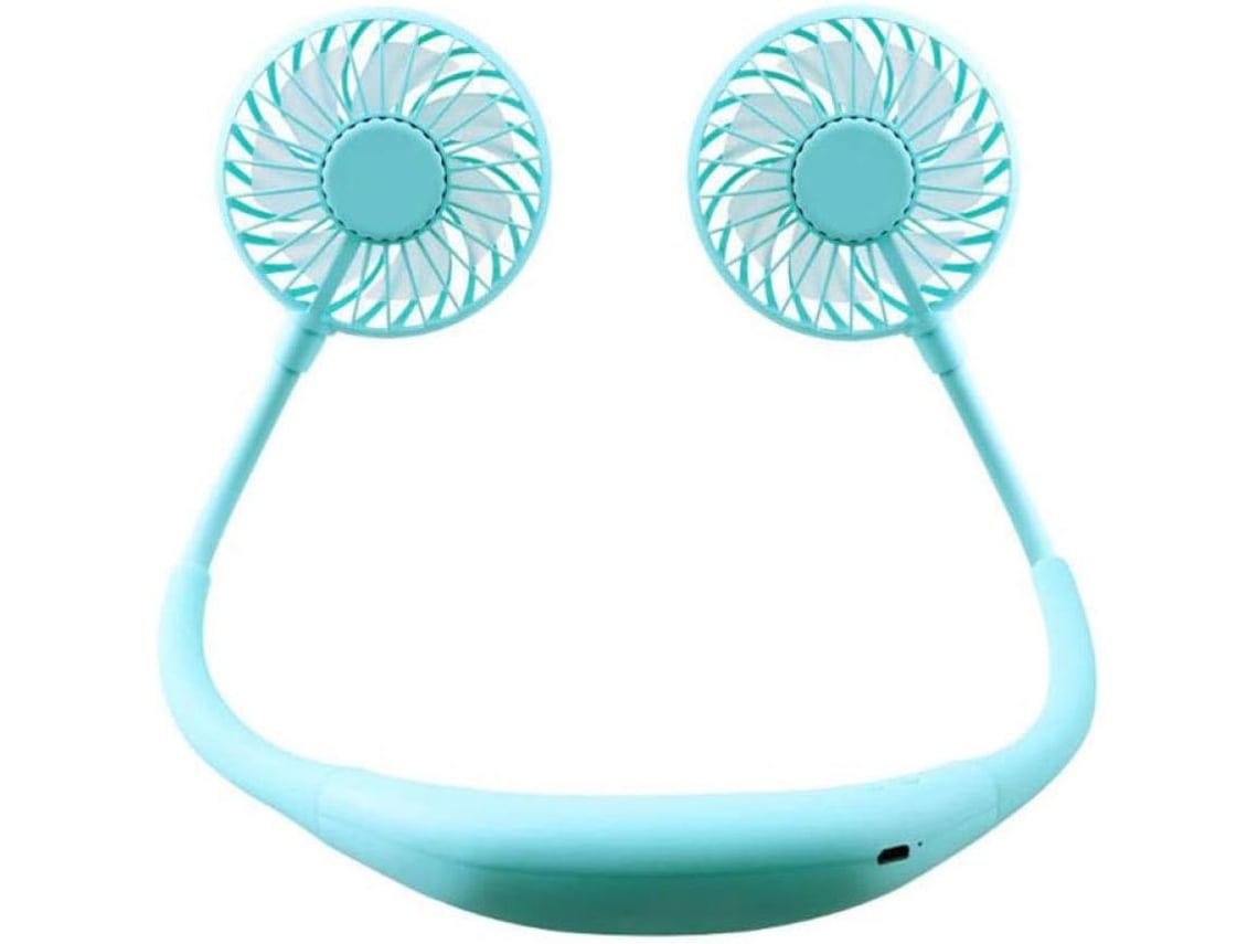 Ventilador De Cuello Colgante Lámpara Led Deportiva Aromaterapia Ventilador Con Carga Usb Mini Plegable Para
