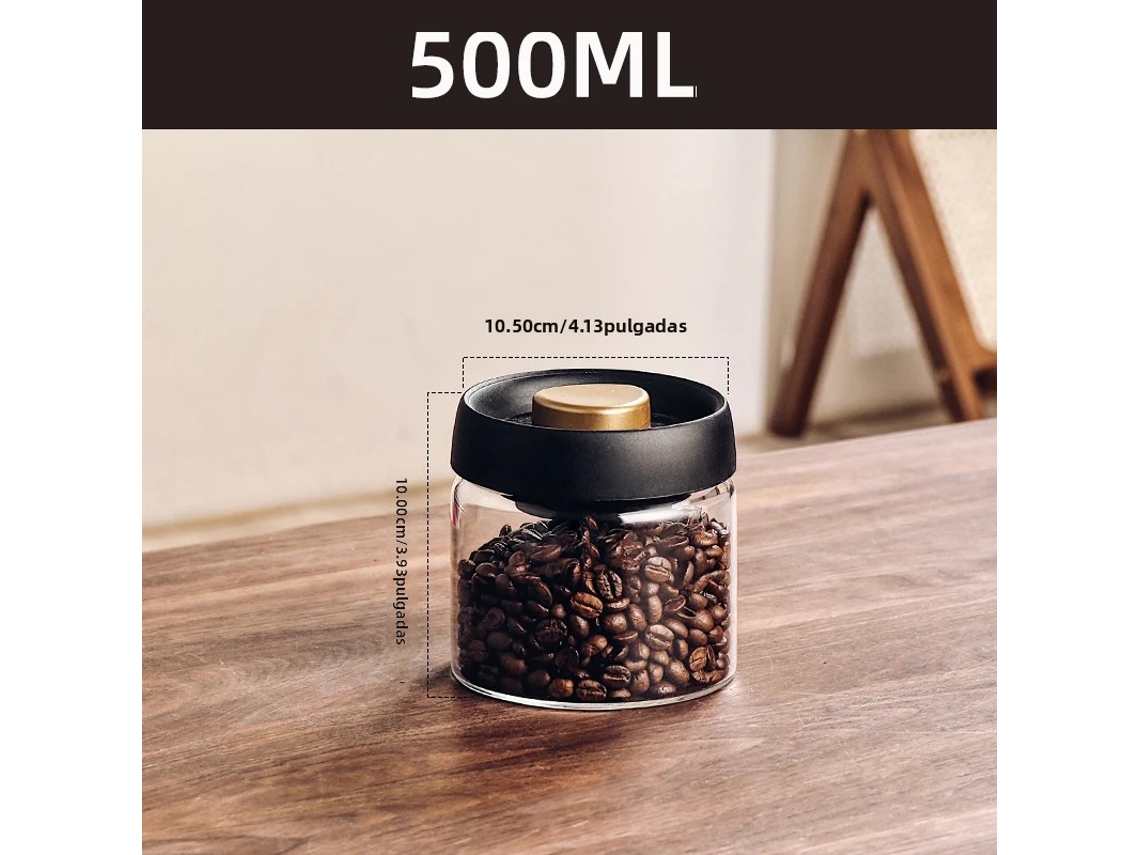 Juego de botellas de vidrio herméticas MDUG para conservar alimentos, ideales para la cocina, 500 ml