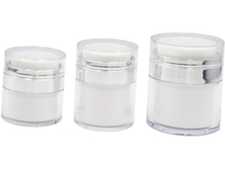 Juego De 3 Piezas De Frascos Y Tarros De Almacenamiento Vacíos Para Cosméticos, Resistentes Al Desgaste.