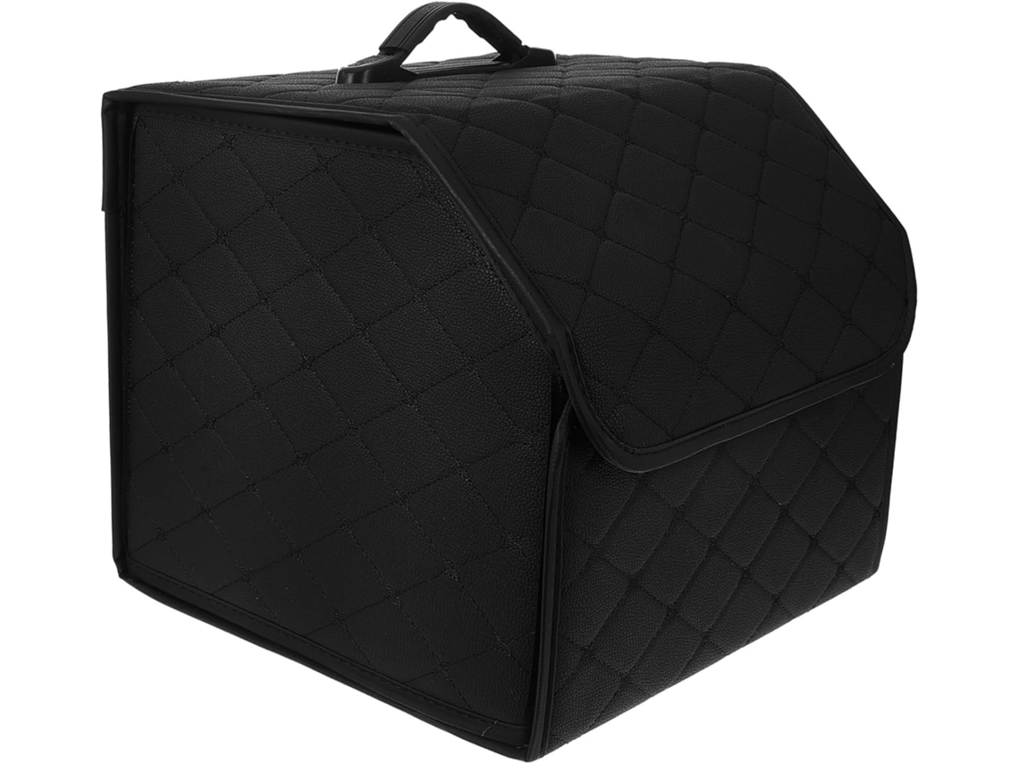 Organizador Plegable Negro Para Maletero De Coche, Caja De Almacenamiento Portátil Para Coche Con Capacidad Ampliada Para La Compra.